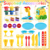 PLAY Juego de creaciones de cocina de masa de color 2 en 1, para hacer fideos para helados