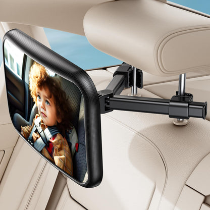 Espejo de automóvil para bebé para asiento de automóvil de bebé,