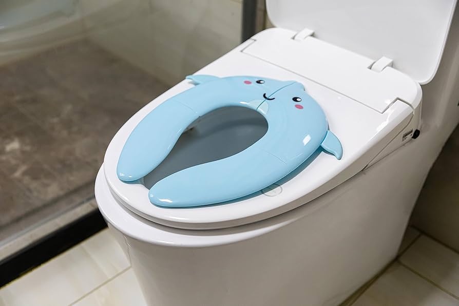 Asiento de inodoro y plegables portátiles