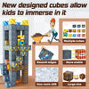 Toylogy 72 bloques magnéticos: construye minas Magnet World Sword Edition