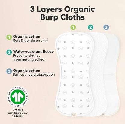 Keababies- Paños orgánicos para eructos