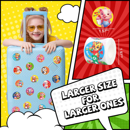 Rollos de pegatinas HORIECHALY para rascar y oler