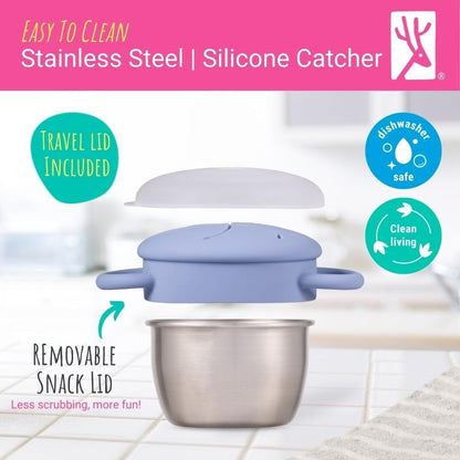 Elk and Friends Vasos de aperitivos de acero inoxidable