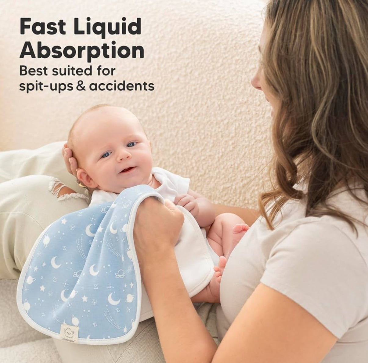 Keababies- Paños orgánicos para eructos