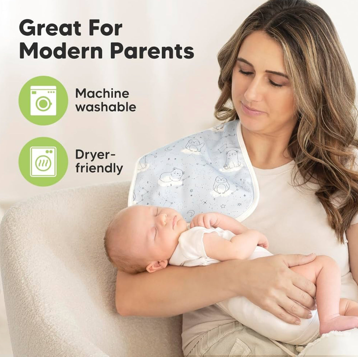 Keababies- Paños orgánicos para eructos