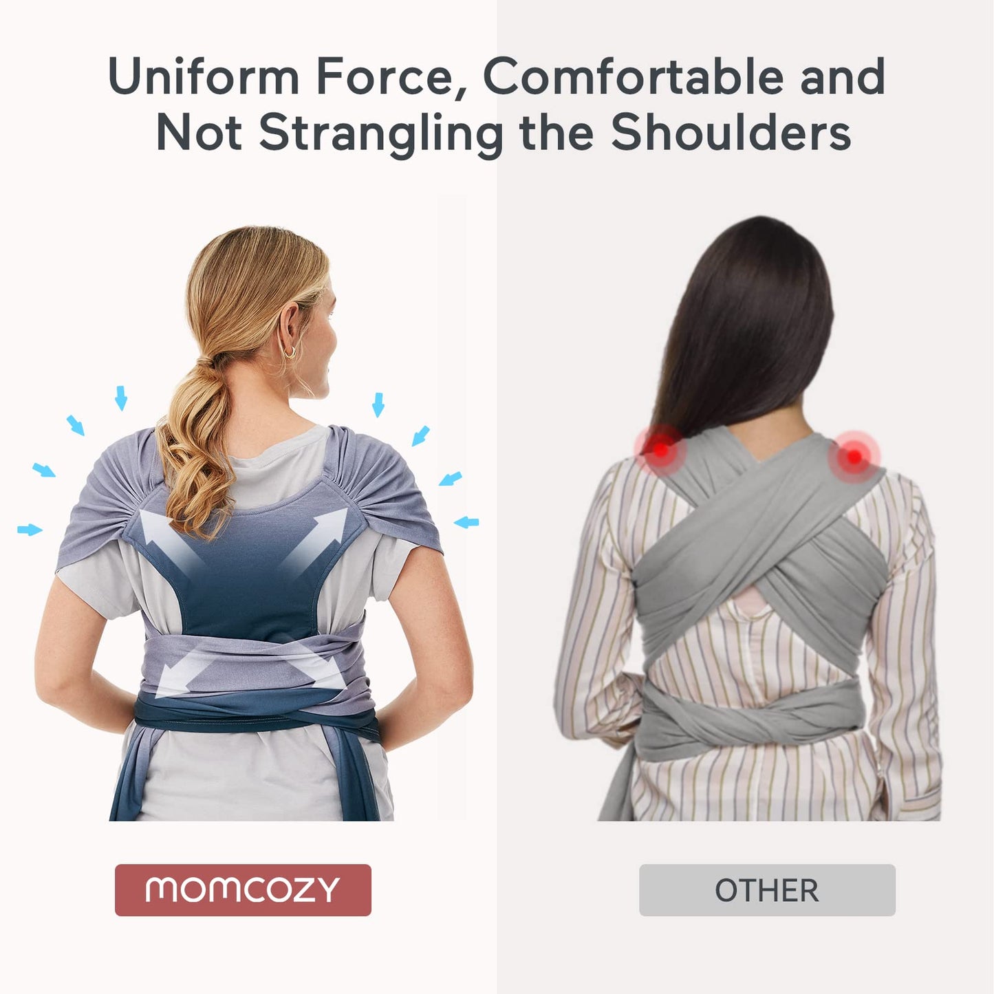 Momcozy Eslingas portabebés para recién nacidos de hasta 50 libras