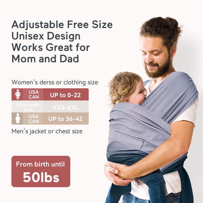 Momcozy Eslingas portabebés para recién nacidos de hasta 50 libras