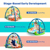 HOLYFUN Tapete de juego para gimnasio para bebés