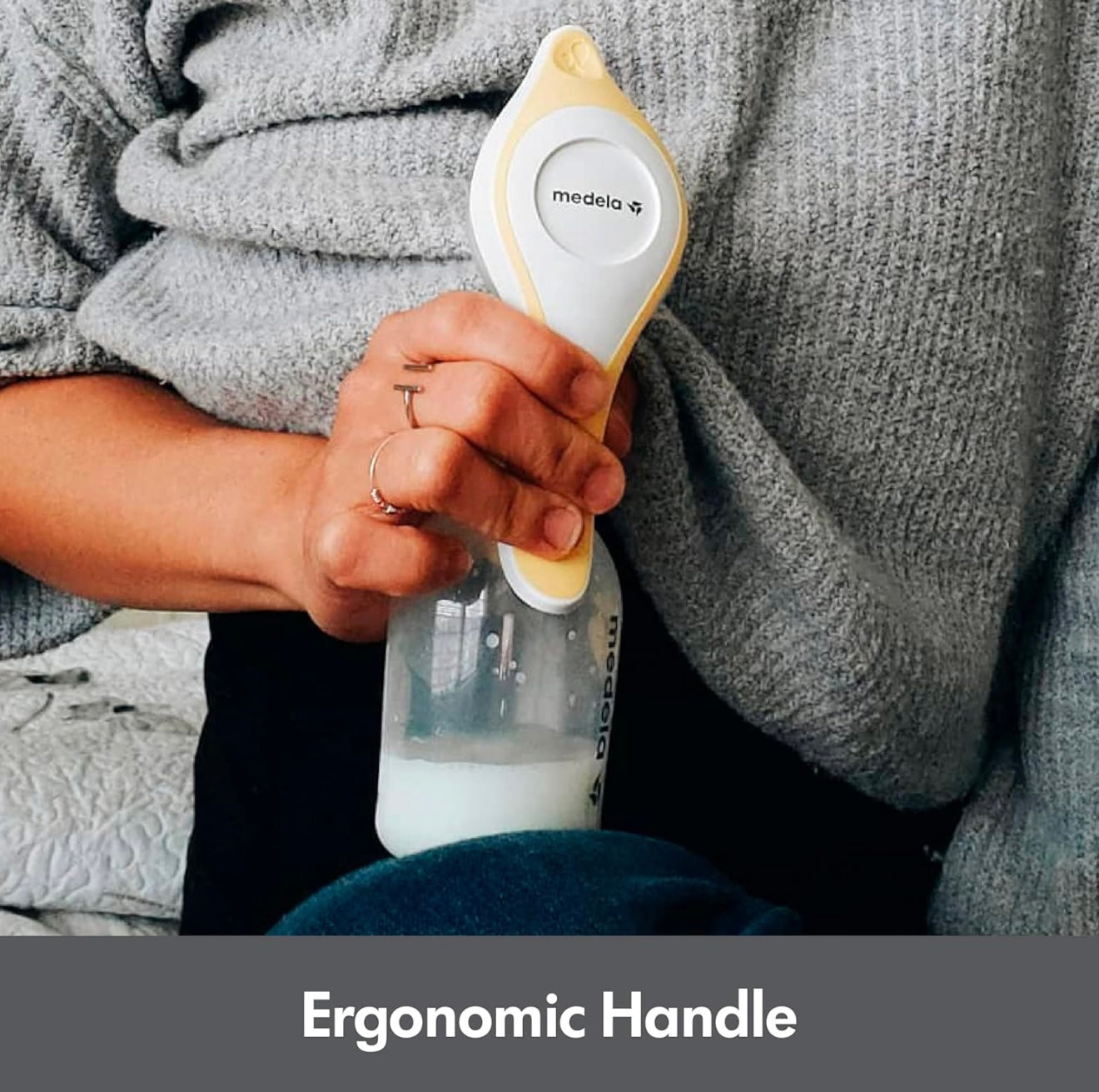 Extractor de leche manual Medela con Flex Shields Harmony