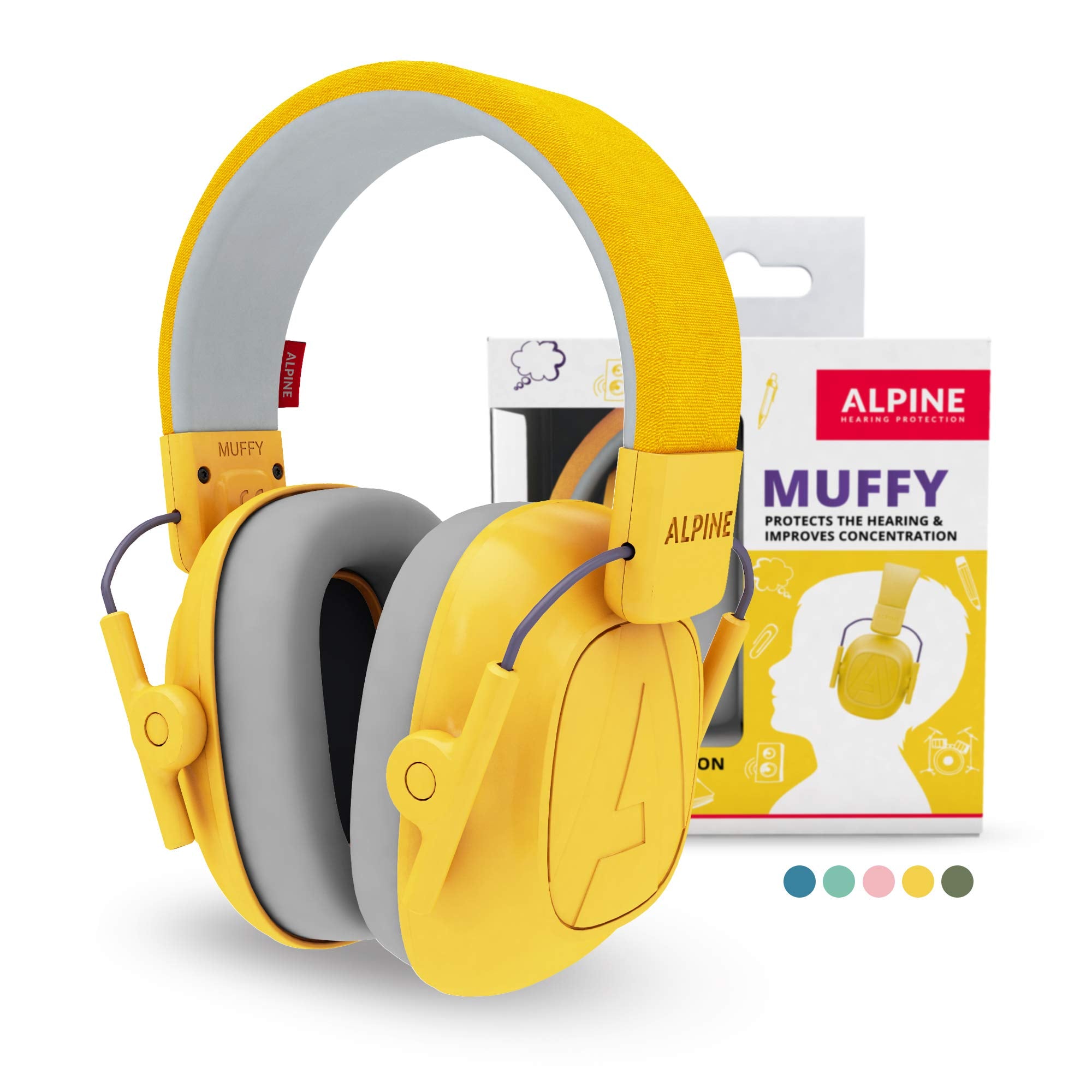 Alpine Muffy - Auriculares con cancelación de ruido para niños