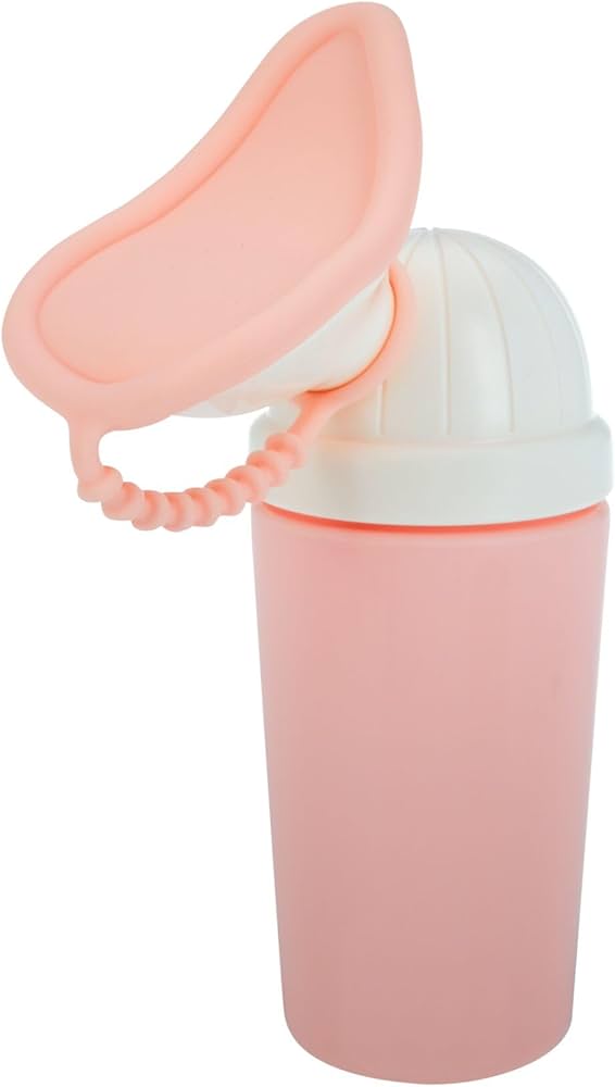Nuby Orinal de viaje para niñas, orinal portátil a prueba de fugas para entrenamiento en el inodoro