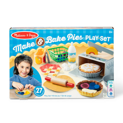 Melissa & Doug - Juego de simulación de alimentos de madera para hacer y hornear pasteles