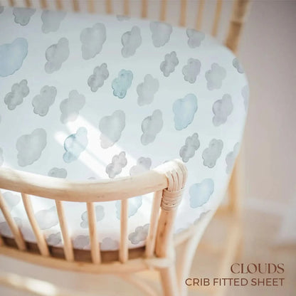 100% ORGANIC BASSINET FITTED SHEETS (3-PACK)