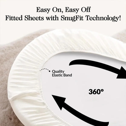 100% ORGANIC BASSINET FITTED SHEETS (3-PACK)