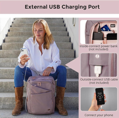 Mochila de diseño Swissdigital para laptop para mujeres