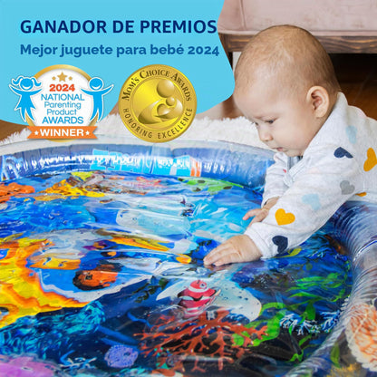 Tapete de agua prémium para el tiempo boca abajo