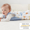 Saco de dormir para bebé, 1.5 TOG manta para bebé con felpa de lunares sin mangas de algodón, 12-24 meses