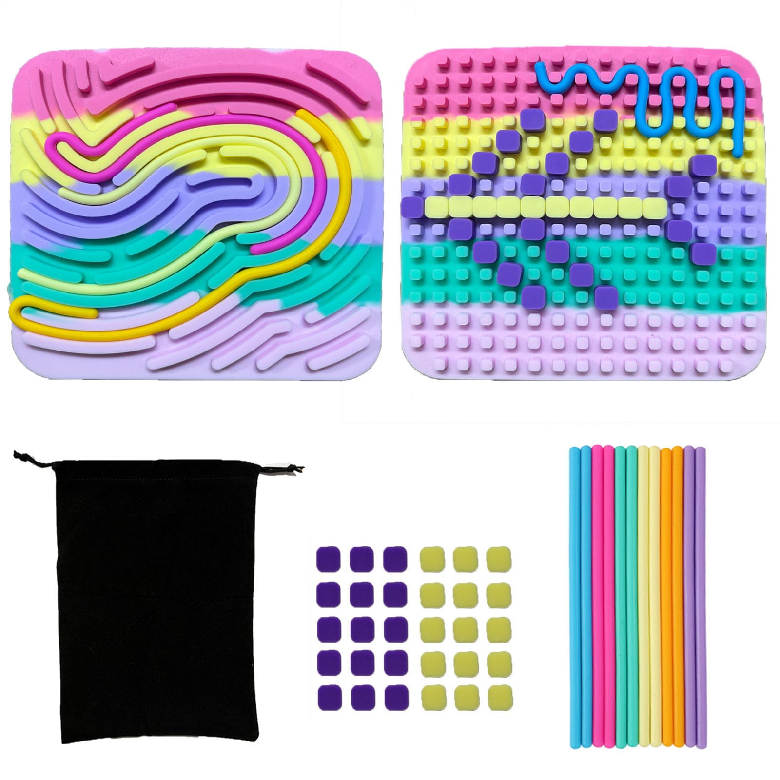 Tablero de actividades sensoriales extraíble