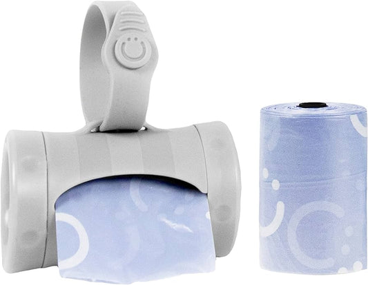 Ubbi Dispensador retráctil de bolsas para viajes, accesorio de bolsa de pañales