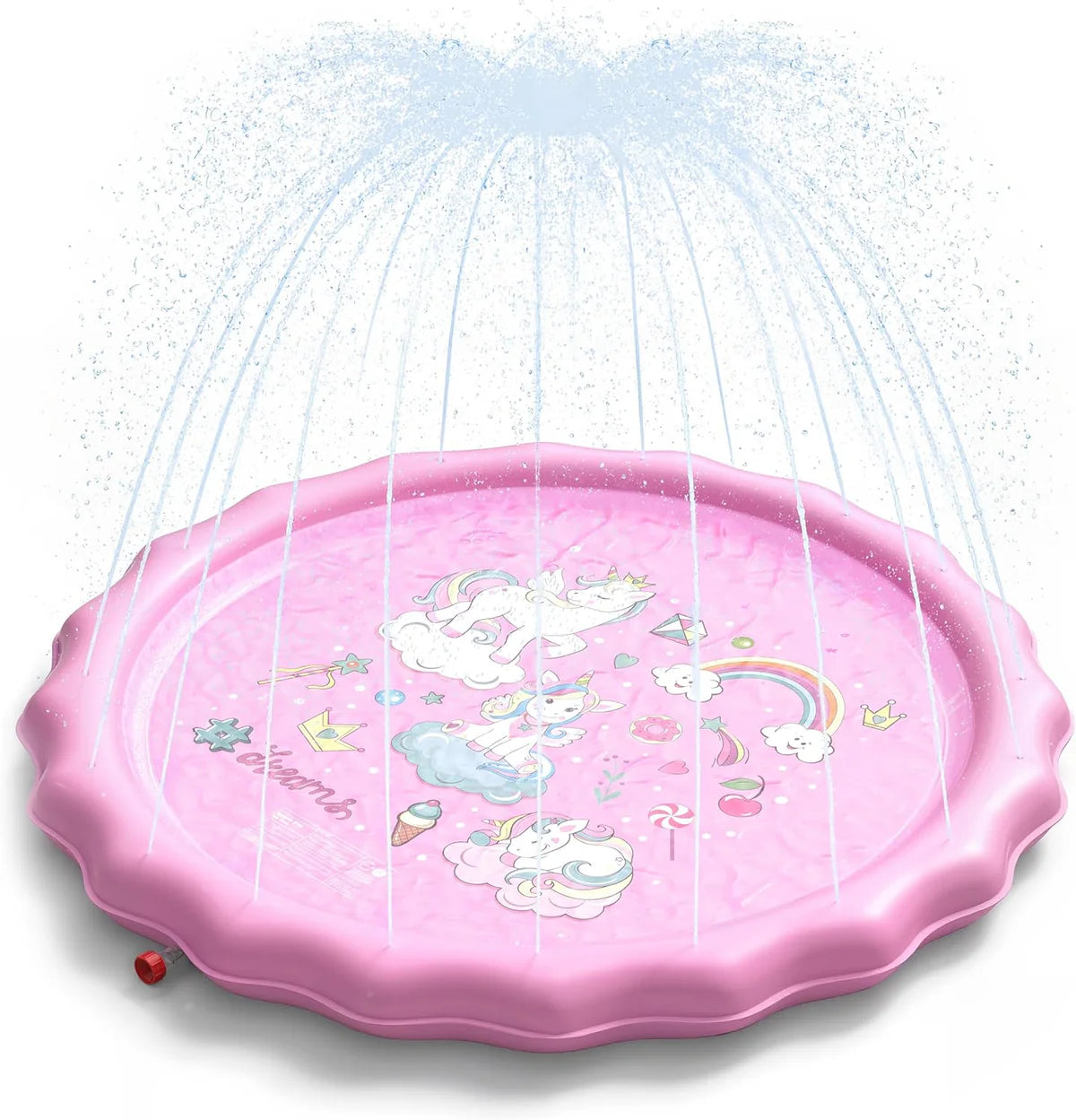 Qpau pad acuático para niños pequeños de 1 a 3 años