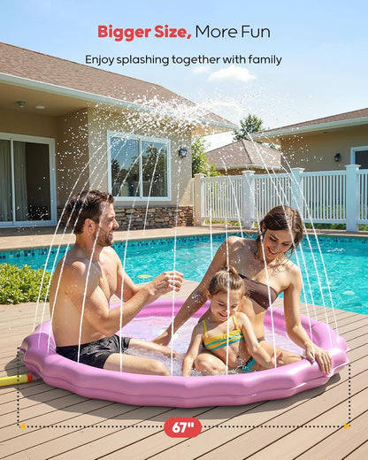 Qpau pad acuático para niños pequeños de 1 a 3 años