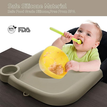 Bandeja de comedor de silicona