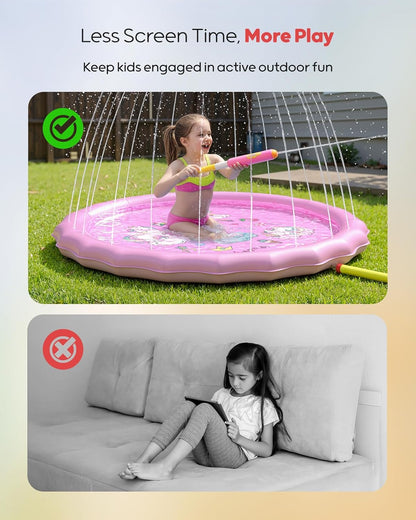 Qpau pad acuático para niños pequeños de 1 a 3 años