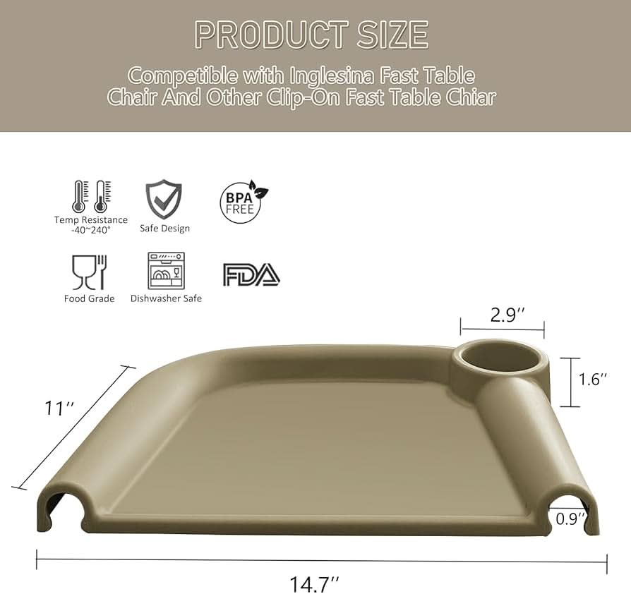 Bandeja de comedor de silicona