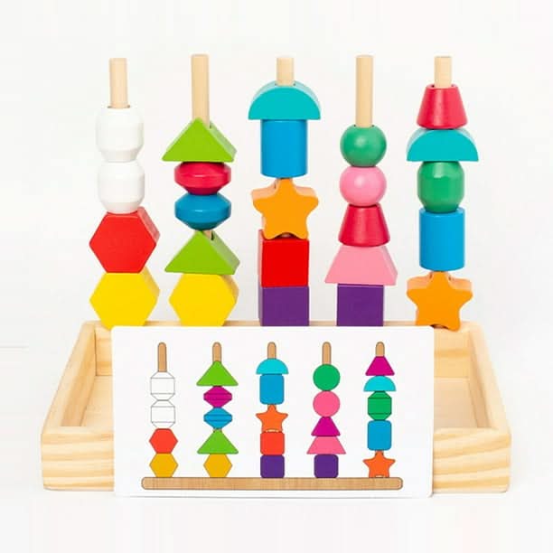 Juguete Aprendizaje Preescolar Cuentas Juegos Secuenciación WDOplteas