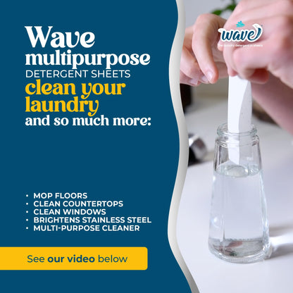 Hojas de detergente para ropa