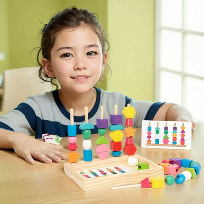 Juguete Aprendizaje Preescolar Cuentas Juegos Secuenciación WDOplteas