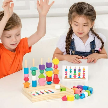 Juguete Aprendizaje Preescolar Cuentas Juegos Secuenciación WDOplteas