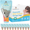 Paquete de 30 bolsas de almacenamiento de fórmula para bebés, dispensador, contenedor desechable