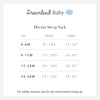 Dreamland Baby - Saco de dormir con peso suave, 100 % de algodón 6-12 meses