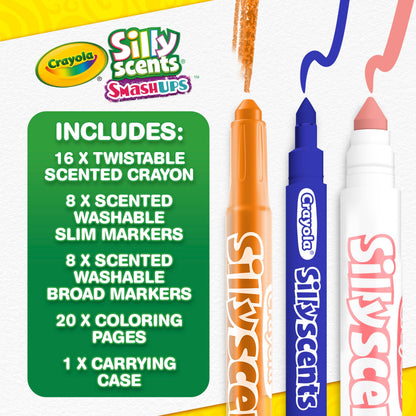 Crayola Silly Scents - Mini estuche de arte inspirador