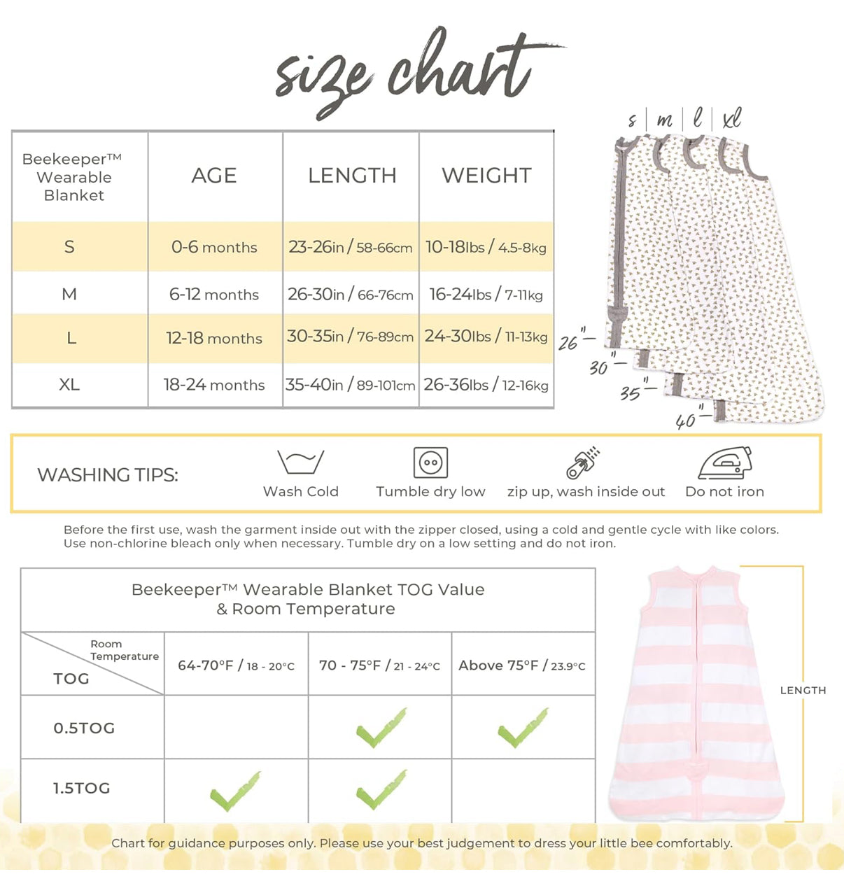 Burt's Bees Beekeeper - Manta de algodón 100% orgánico, 18-24 meses