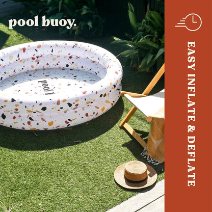 Pool Buoy Piscina inflable redonda con bolsa de almacenamiento