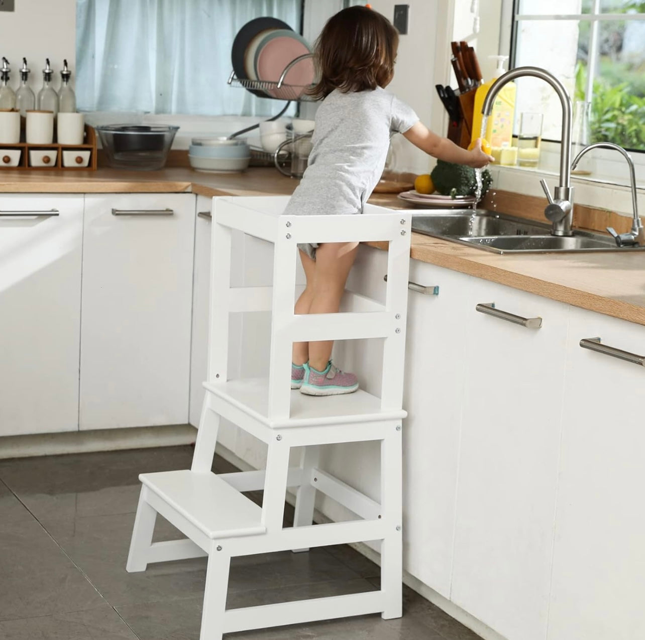 Mangohood Taburete auxiliar de cocina