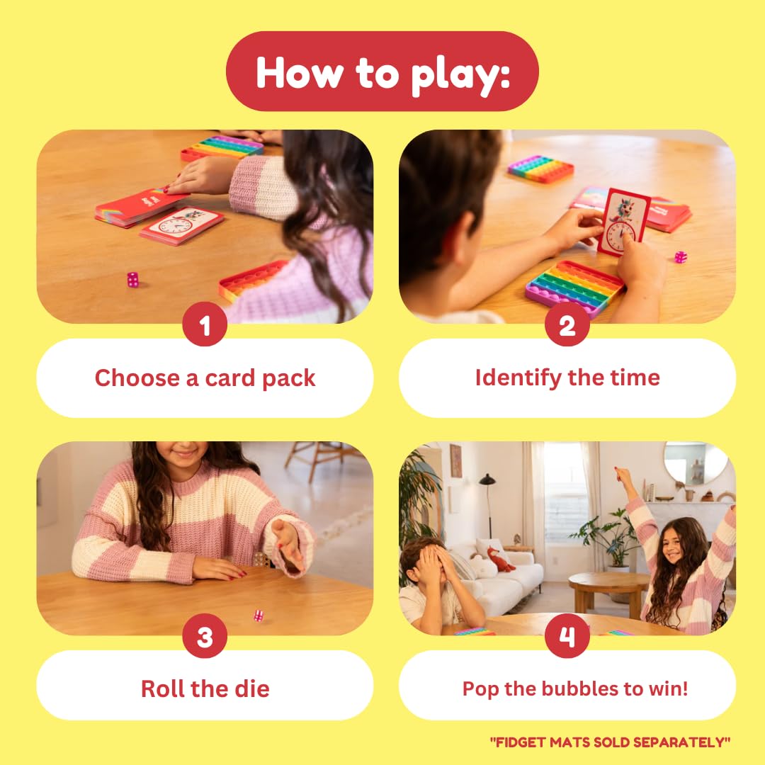 THE FIDGET GAME Palabras de vista – Tarjetas de lectura y juguetes para ansiedad pop para niños de preescolar