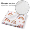 Almohadilla para cama de bebé, impermeable, lavable, reutilizable, de 31 x 40 pulgadas