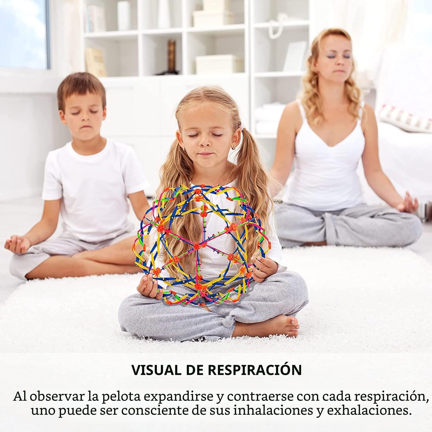 4E's Novelty Bola expandible, esfera sensorial de plástico
