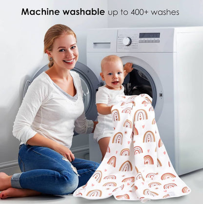 Almohadilla para cama de bebé, impermeable, lavable, reutilizable, de 31 x 40 pulgadas