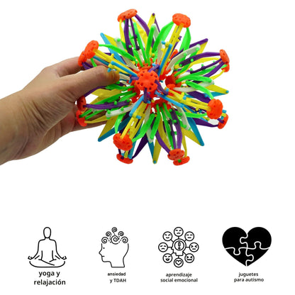 4E's Novelty Bola expandible, esfera sensorial de plástico