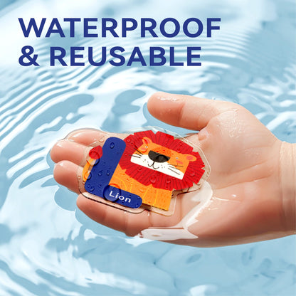 26 calcomanías de gel de animales del alfabeto, coloridas calcomanías de animales en mayúsculas y calcomanías de ventana