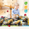 Skirtoy set de juego de vehículos de construcción para niños
