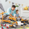 Skirtoy set de juego de vehículos de construcción para niños