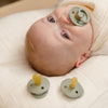 Chupetes BIBS | Chupete de caucho natural para bebé | Set de 2 chupetes sin BPA, 0 meses en adelante