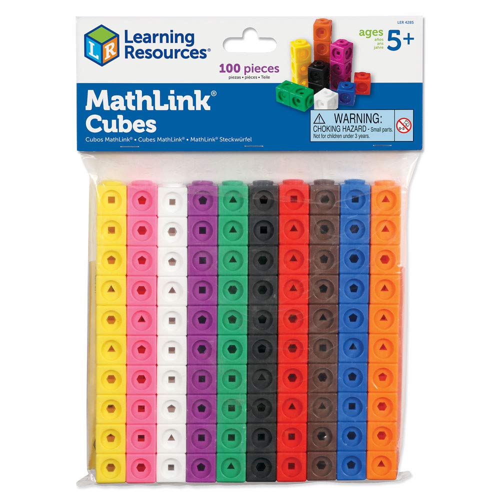 Learning Resources 100 Math link cubes