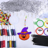 Winlyn 27 juegos de adornos de atrapasoles de Halloween