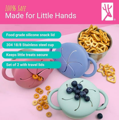 Elk and Friends Vasos de acero inoxidable